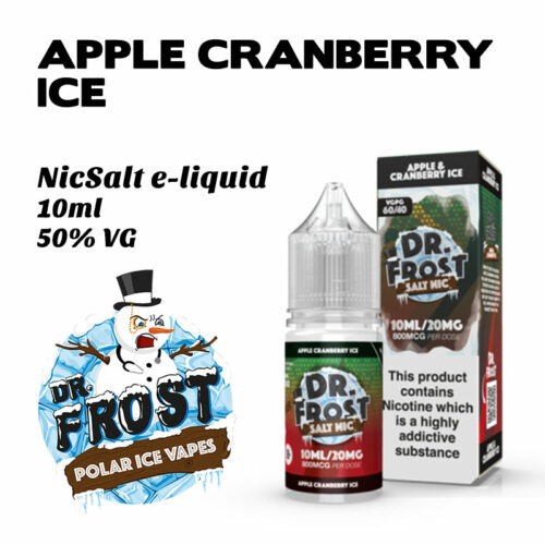 Apple Cranberry Ice - Dr Frost NicSalt e-liquid 10ml
