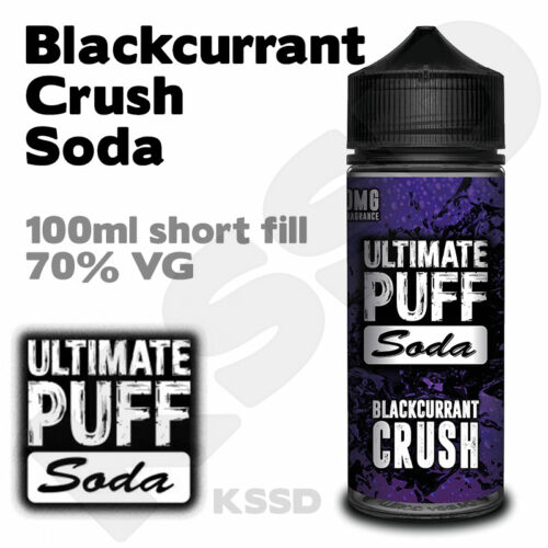 Blackcurrant Crush Soda - Ultimate Puff eliquid - 100ml