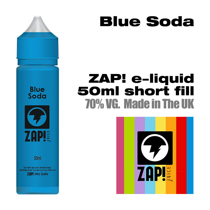 Blue Soda by Zap! e-liquid - 70% VG - 50ml