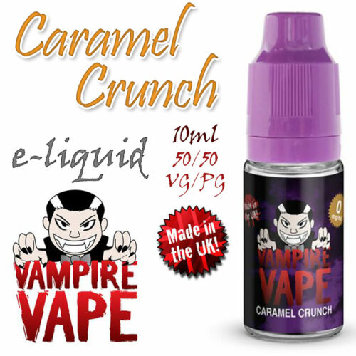 Caramel Crunch - Vampire Vape 40% VG e-Liquid - 10ml