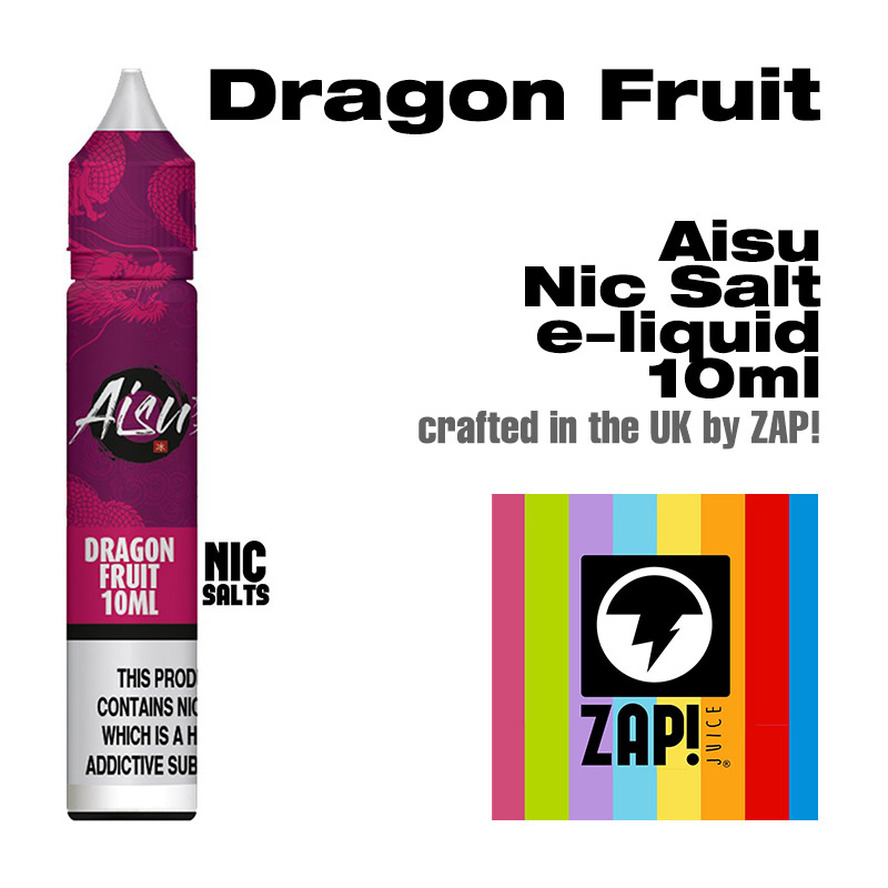 Dragon Fruit - Aisu NicSalt e-liquid made by Zap! 10ml