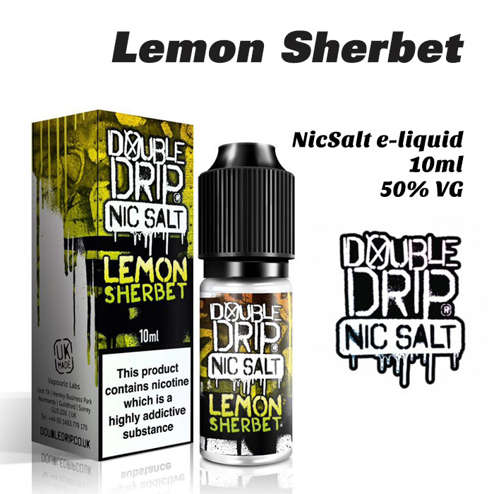 Lemon Sherbet - Double Drip NicSalt e-liquid 10ml