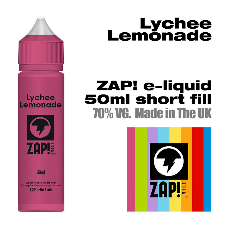 Lychee Lemonade by Zap! e-liquid - 70% VG - 50ml