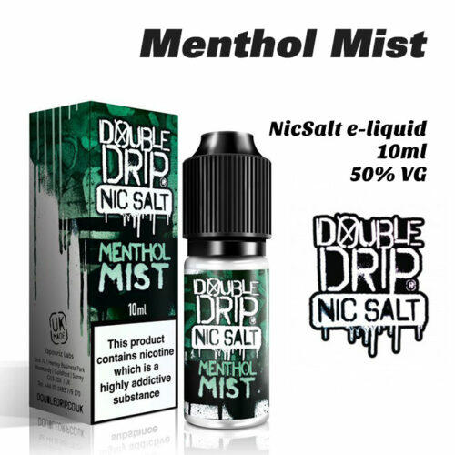 Menthol Mist - Double Drip NicSalt e-liquid 10ml