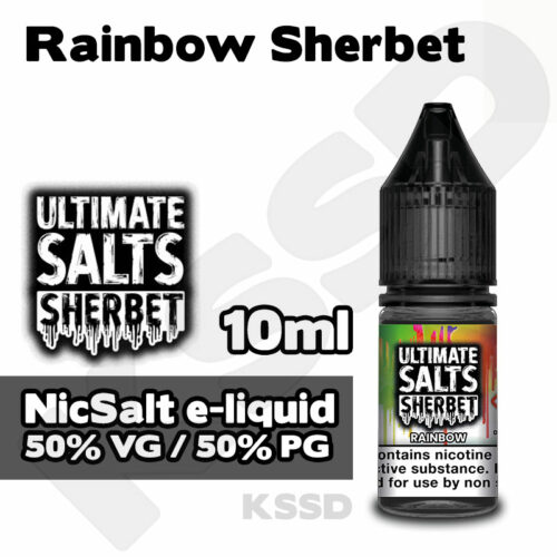 Rainbow Sherbet - Ultimate Salts e-liquid - 10ml