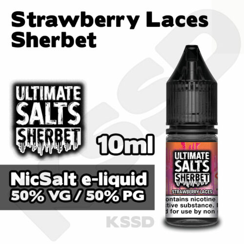 Strawberry Laces Sherbet - Ultimate Salts e-liquid - 10ml