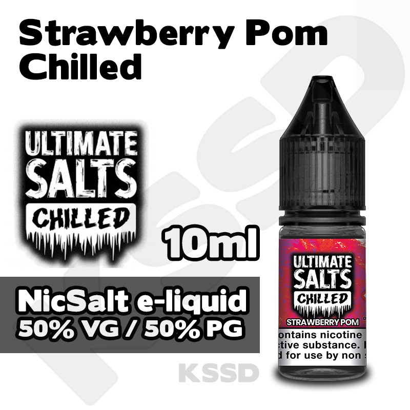 Strawberry Pom Chilled - Ultimate Salts e-liquid - 10ml