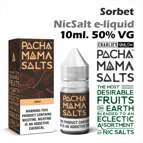 Sorbet - Pacha Mama NicSalt e-liquid by Charlies Chalk Dust 10ml