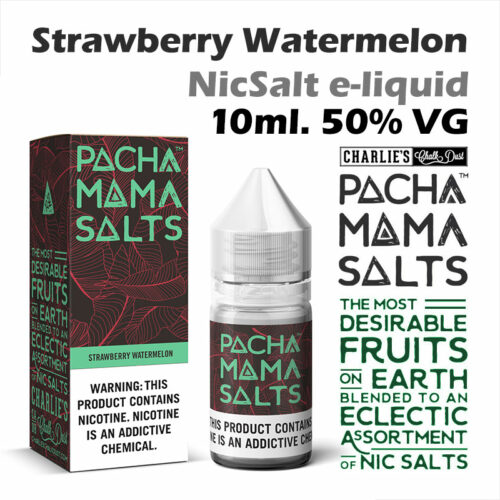 Strawberry Watermelon - Pacha Mama NicSalt e-liquid by Charlies Chalk Dust 10ml