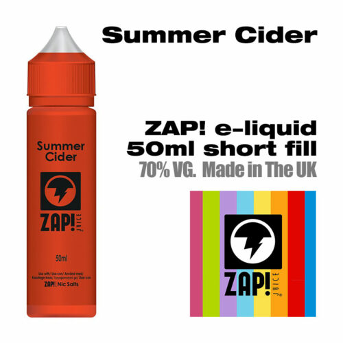 Summer Cider by Zap! e-liquid - 70% VG - 50ml
