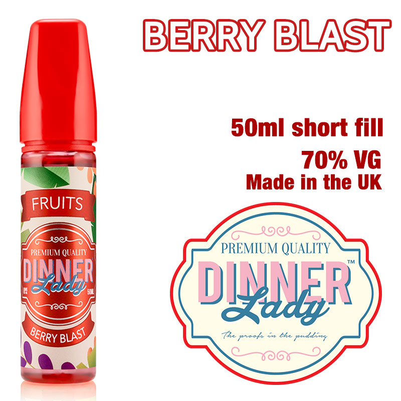 Berry Blast e-liquid by Dinner Lady - 70% VG - 50ml