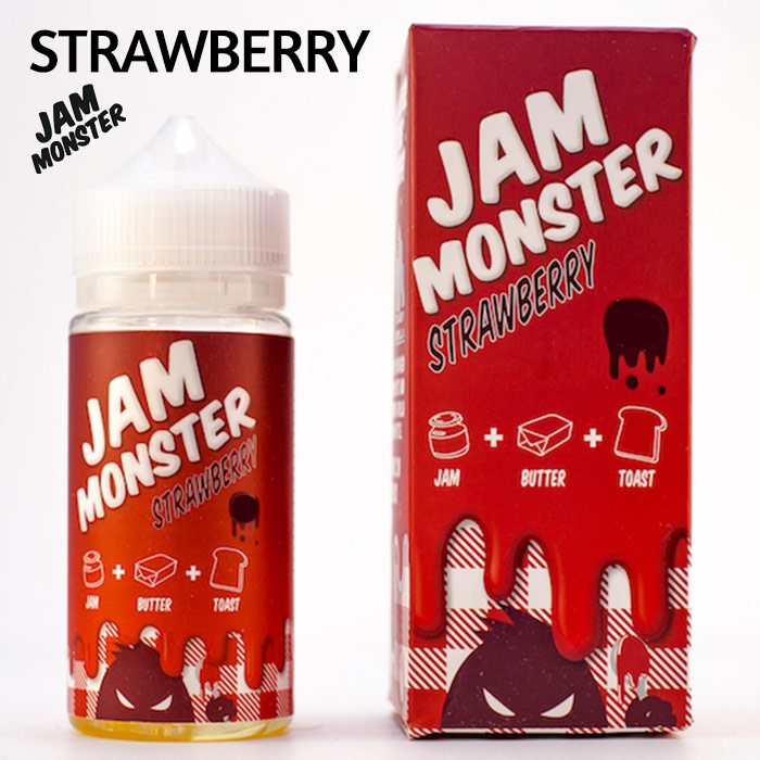 Strawberry Jam Monster e-liquid – Max VG – 100ml