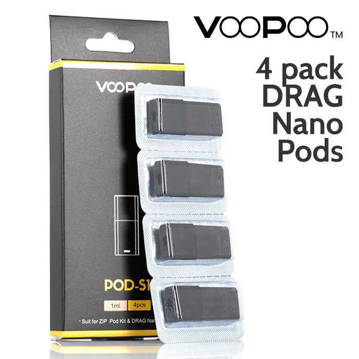 4 pack - VooPoo Drag Nano Pods