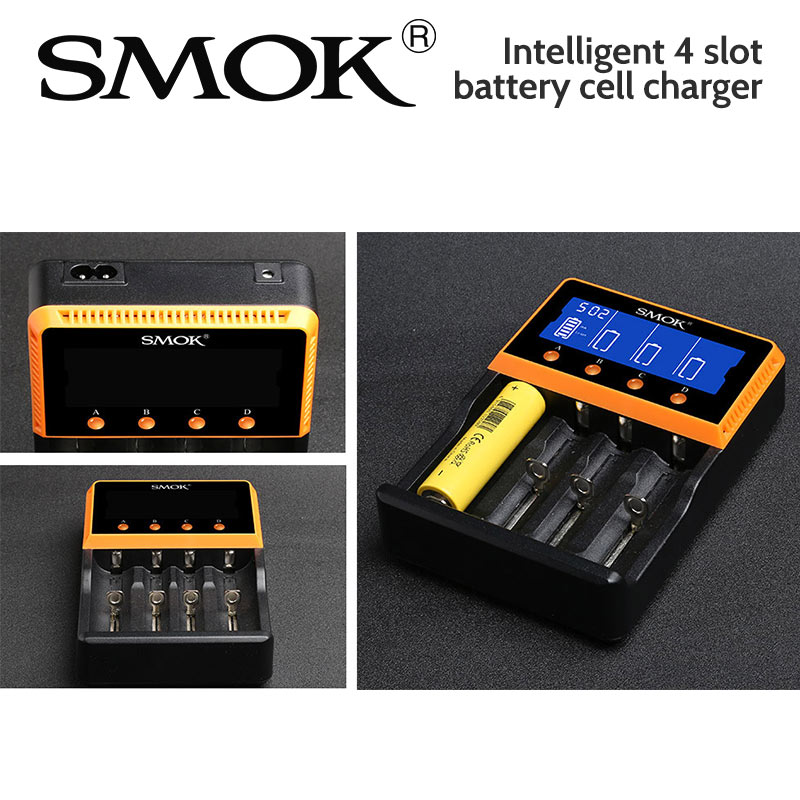 SMOK Intelligent 4 slot battery cell charger