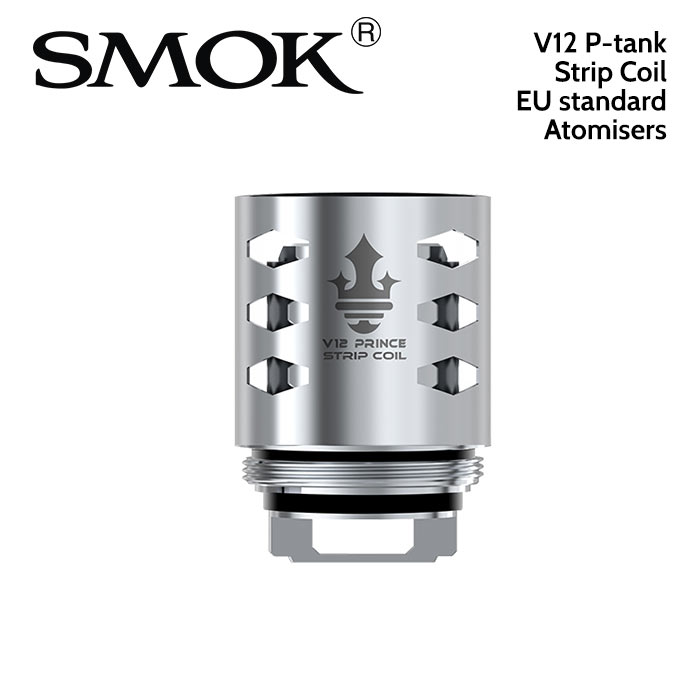3 pack - SMOK V12 P-tank Strip Coil 0.15ohm atomisers