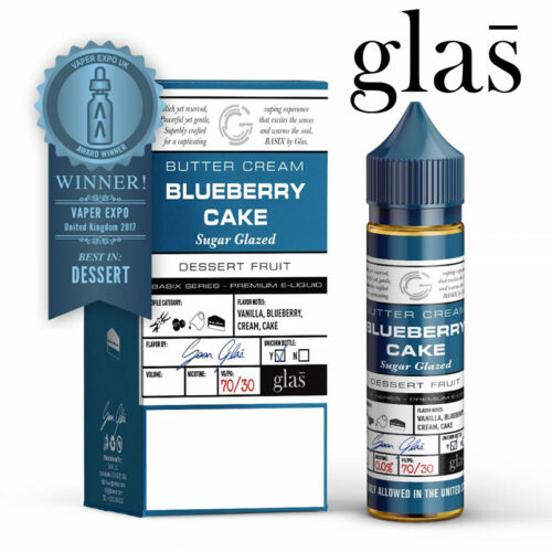 Blueberry Cake - Glas e-liquids - 70% VG - 50ml