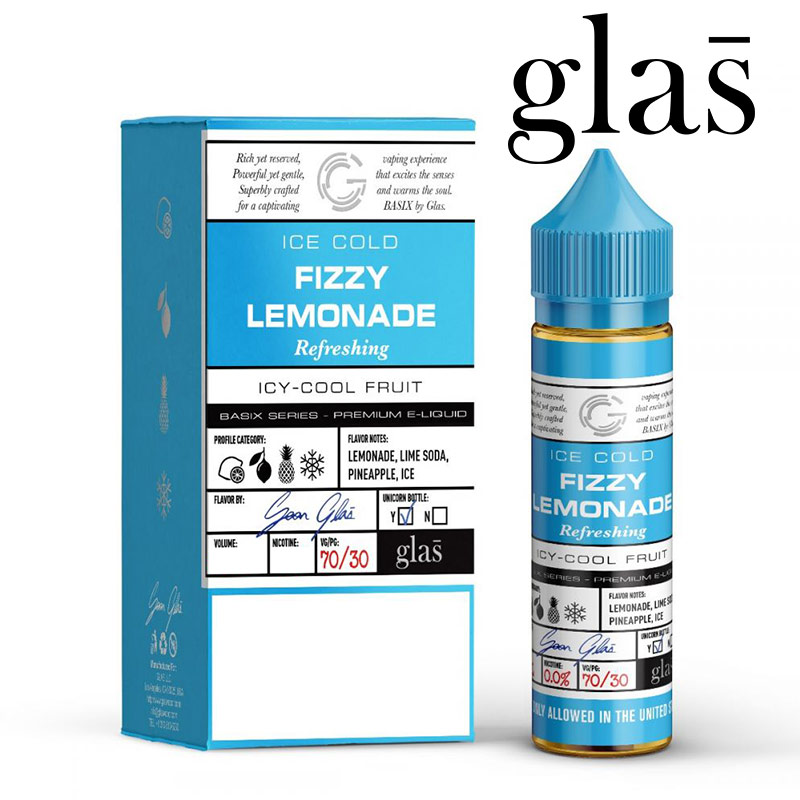 Fizzy Lemonade - Glas e-liquids - 70% VG - 50ml