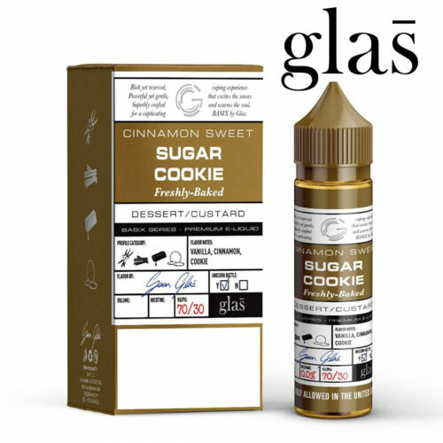 Sugar Cookie - Glas e-liquids - 70% VG - 50ml