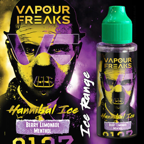 HANNIBAL ICE - Vapour Freaks e-liquid - 70% VG - 100ml