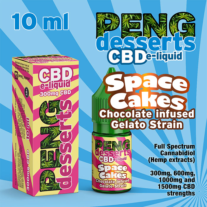 Space Cakes - PENG Desserts CBD e-liquid