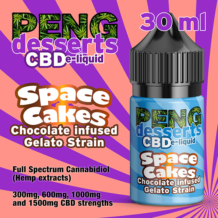 Space Cakes - PENG Desserts CBD e-liquid - 30ml