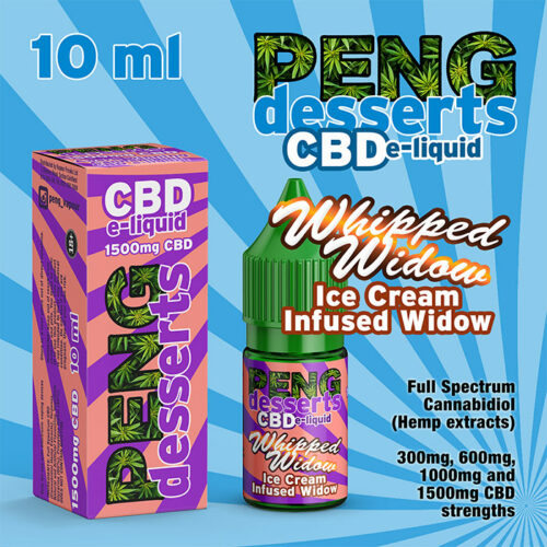 Whipped Widow - PENG Desserts CBD e-liquid