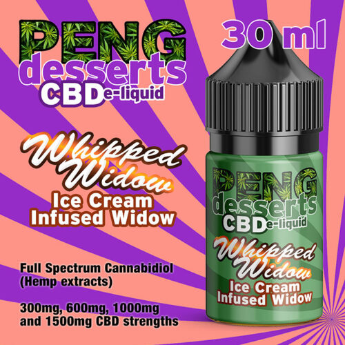 Whipped Widow - PENG Desserts CBD e-liquid - 30ml
