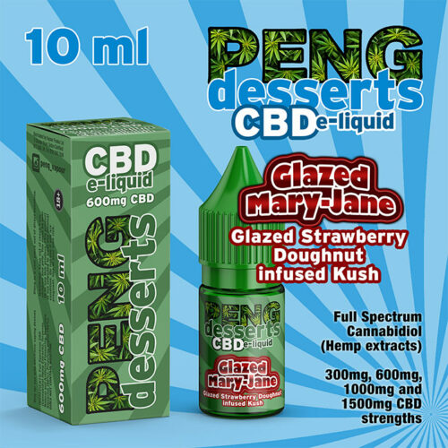 Glazed Mary-Jane - PENG Desserts CBD e-liquid