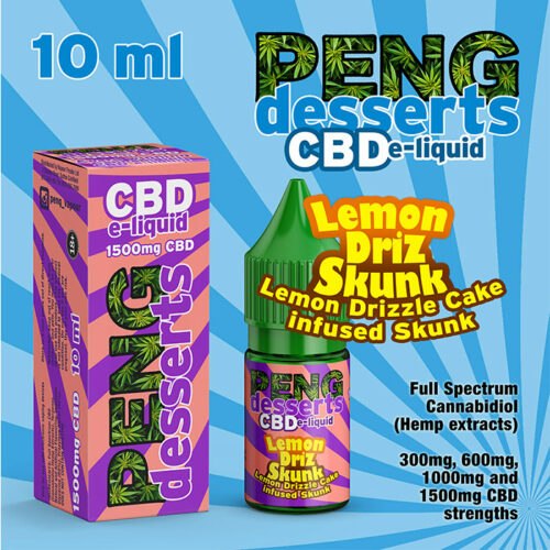 Lemon Drizzle Skunk - PENG Desserts CBD e-liquid
