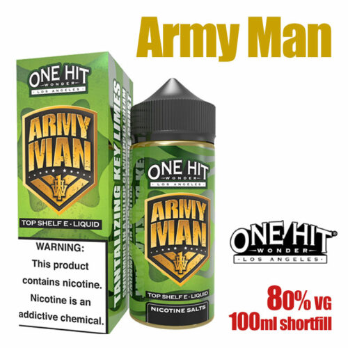 Army Man - One Hit Wonder e-liquid - 80% VG - 100ml