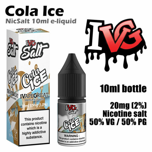 Cola Ice - I VG e-liquids - Salt Nic - 50% VG - 10ml