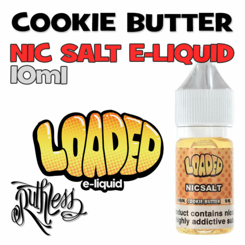 Cookie Butter - NicSalt e-liquid by Loaded - 10ml