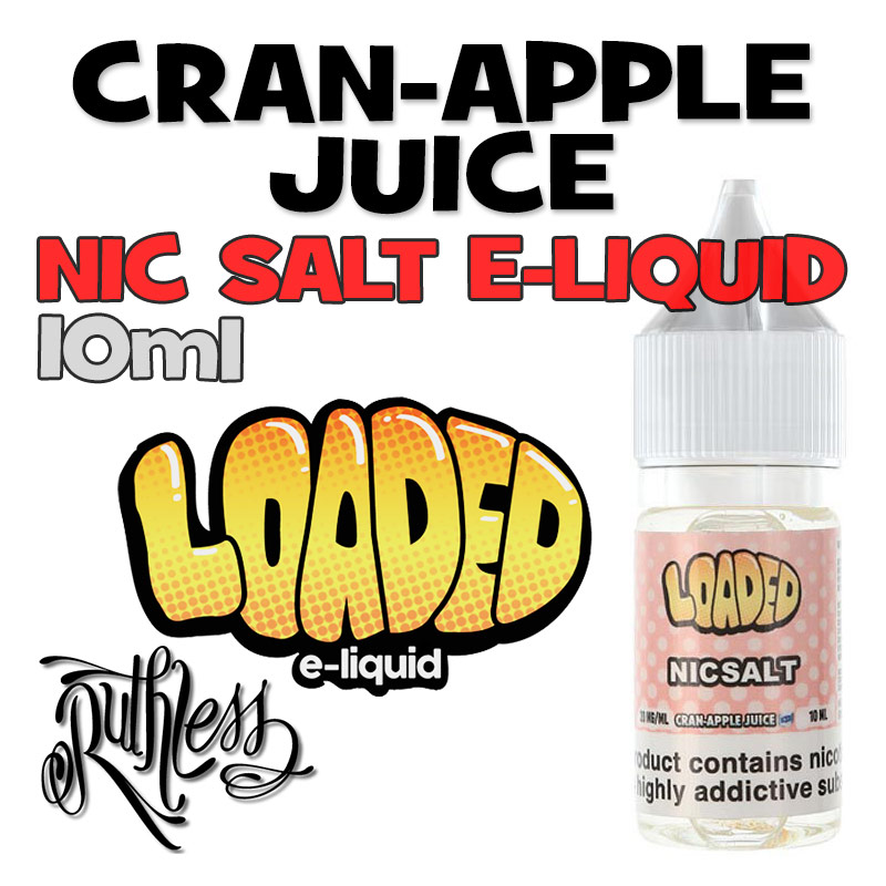 Cran-Apple Juice - NicSalt e-liquid by Loaded - 10ml