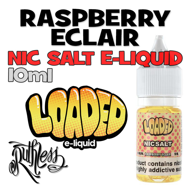 Raspberry Eclair - NicSalt e-liquid by Loaded - 10ml