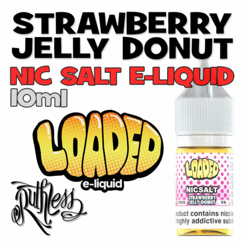 Strawberry Jelly Donut - NicSalt e-liquid by Loaded - 10ml