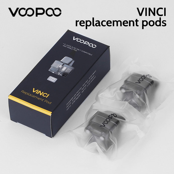 2 x VOOPOO VINCI replacement pods