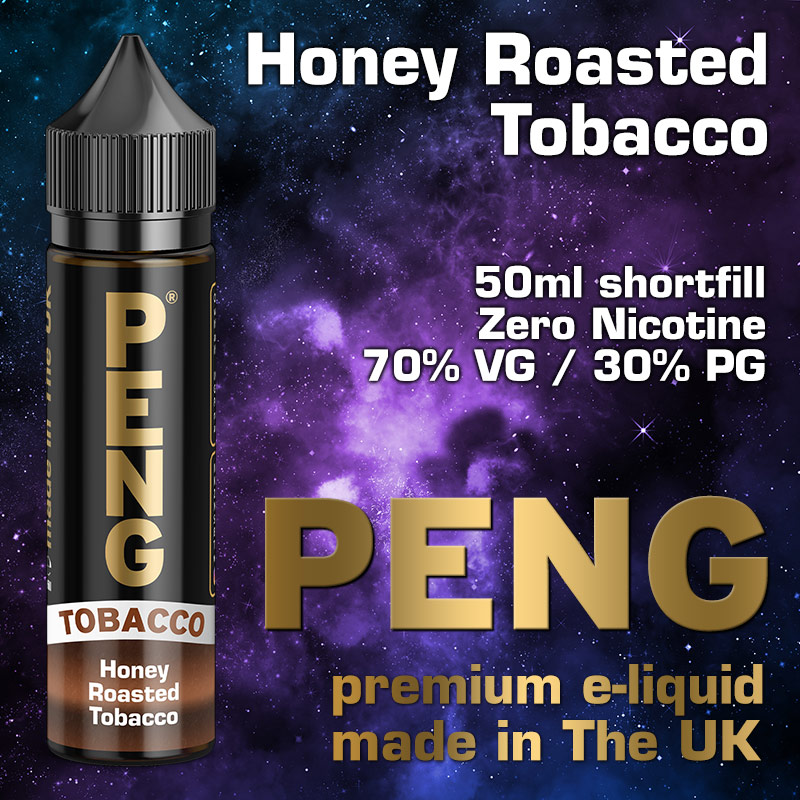Honey Roasted Tobacco - PENG e-liquid - 70% VG - 50ml