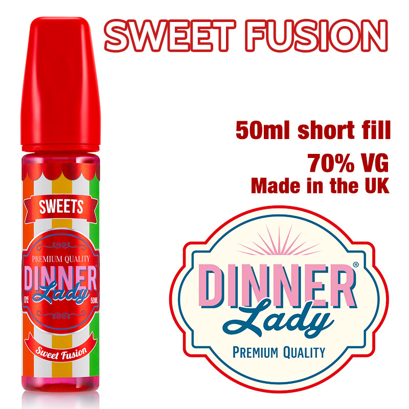 Sweet Fusion e-liquid by Dinner Lady - 70% VG - 50ml