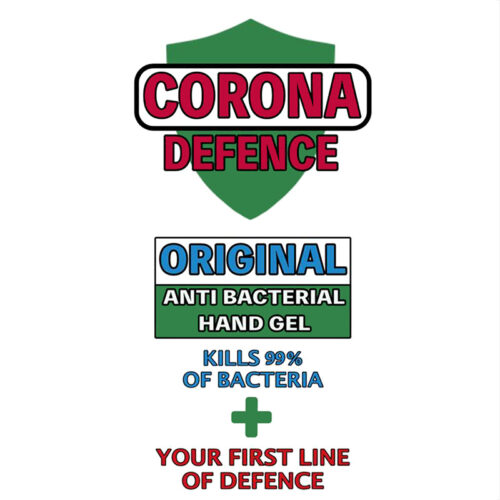 Anti Bacterial Hand Gel - Corona Defence - 60ml