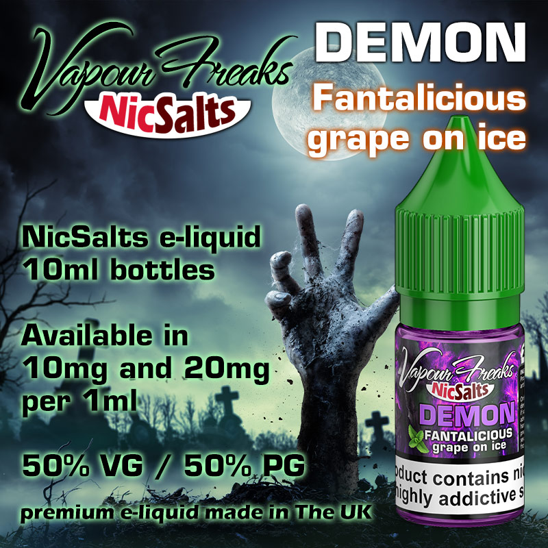 Demon - Fantalicious grape on ice - Vapour Freaks NicSalts e-liquids - 10ml
