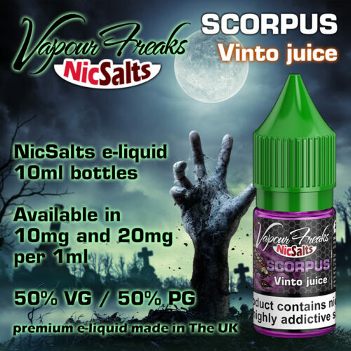 Scorpus - Fruity Vinto juice - Vapour Freaks NicSalts e-liquids - 10ml
