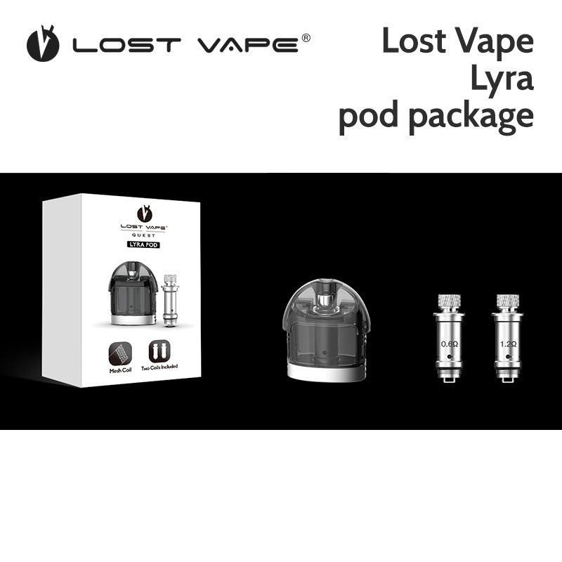 Lost Vape Lyra spare pod package