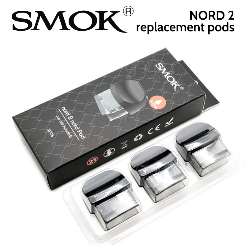 3 pack Smok NORD 2 replacement pods