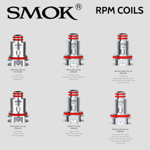 5 pack of SMOK RPM coils