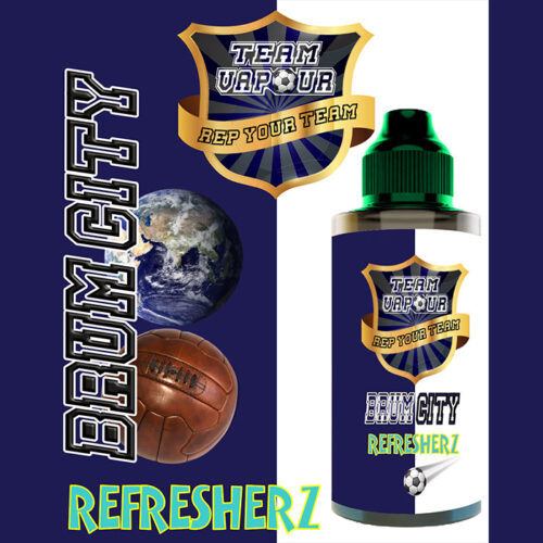 Brum City Refresherz - Team Vapour e-liquid - 70% VG - 100ml