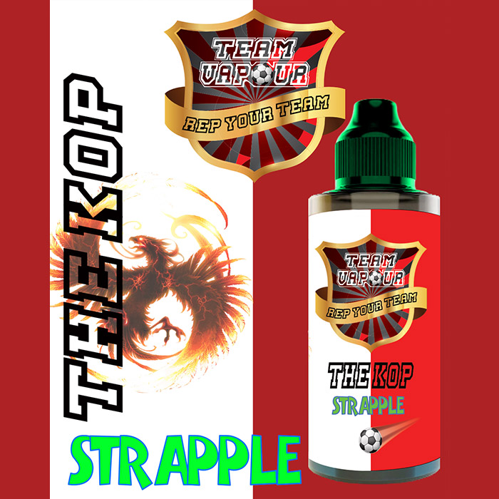 The Kop Strapple - Team Vapour e-liquid - 70% VG - 100ml