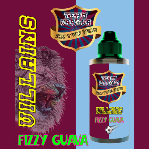 Villians Fizzy Guava - Team Vapour e-liquid - 70% VG - 100ml