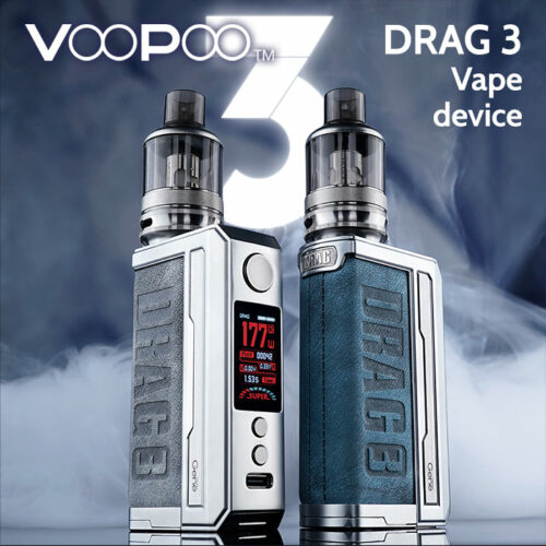 VooPoo DRAG 3 vape kit 177w (replaceable batteries)