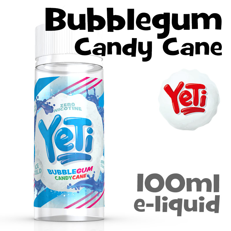 Bubblegum Candy Cane - Yeti e-liquid - 100ml