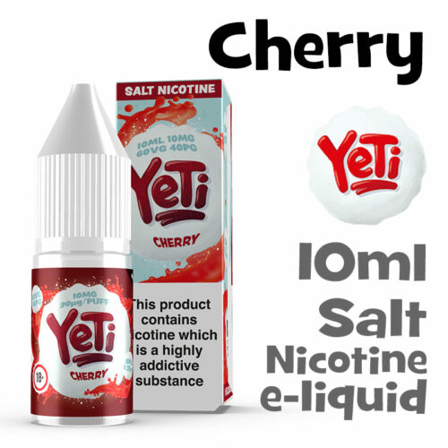 Cherry - Yeti Salt Nicotine eliquid - 10ml